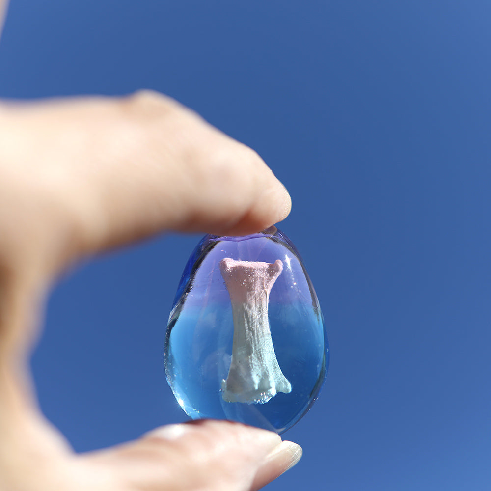 ちいさなたまごに入るお骨の最大サイズは2㎝