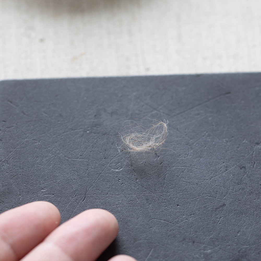 遺髪を入れる試み