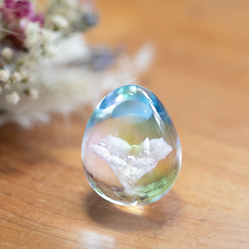 粉の遺骨でお花